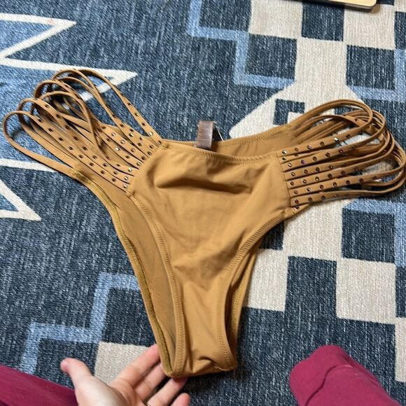 NWT SKIMS rhinestone strappy bikini bottom 2x - Picture 7 of 8